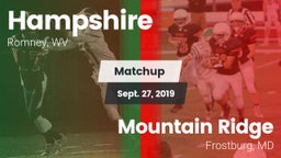 Matchup: Hampshire vs. Mountain Ridge  2019