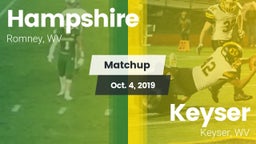 Matchup: Hampshire vs. Keyser  2019