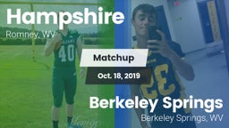 Matchup: Hampshire vs. Berkeley Springs  2019