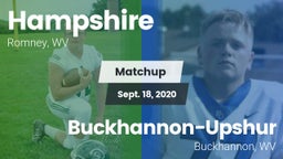 Matchup: Hampshire vs. Buckhannon-Upshur  2020