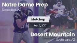 Matchup: Notre Dame Prep vs. Desert Mountain  2017