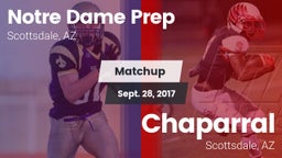 Matchup: Notre Dame Prep vs. Chaparral  2017