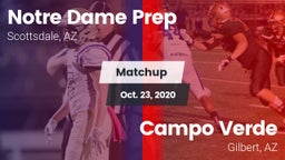 Matchup: Notre Dame Prep vs. Campo Verde  2020