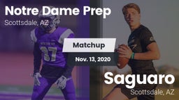 Matchup: Notre Dame Prep vs. Saguaro  2020