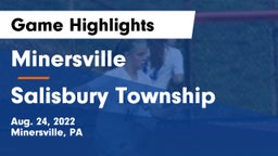 Minersville  vs Salisbury Township  Game Highlights - Aug. 24, 2022