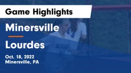 Minersville  vs Lourdes Game Highlights - Oct. 18, 2022
