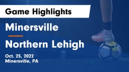 Minersville  vs Northern Lehigh  Game Highlights - Oct. 25, 2022