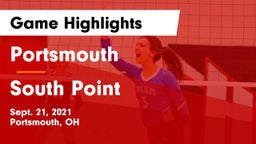 Portsmouth  vs South Point  Game Highlights - Sept. 21, 2021