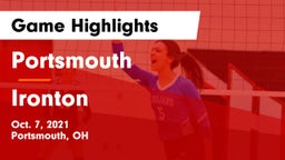 Portsmouth  vs Ironton  Game Highlights - Oct. 7, 2021