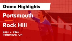 Portsmouth  vs Rock Hill  Game Highlights - Sept. 7, 2023