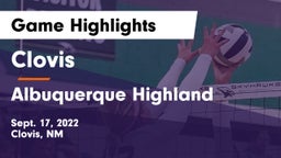 Clovis  vs Albuquerque Highland  Game Highlights - Sept. 17, 2022