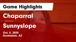 Chaparral  vs Sunnyslope  Game Highlights - Oct. 5, 2020