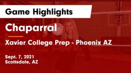 Chaparral  vs Xavier College Prep - Phoenix AZ Game Highlights - Sept. 7, 2021