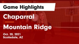 Chaparral  vs Mountain Ridge  Game Highlights - Oct. 20, 2021