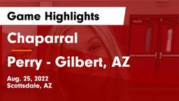 Chaparral  vs Perry  - Gilbert, AZ Game Highlights - Aug. 25, 2022