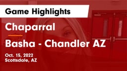 Chaparral  vs Basha  - Chandler AZ Game Highlights - Oct. 15, 2022