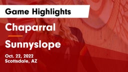 Chaparral  vs Sunnyslope  Game Highlights - Oct. 22, 2022