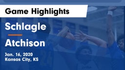 Schlagle  vs Atchison  Game Highlights - Jan. 16, 2020