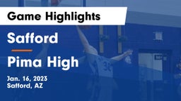 Safford  vs Pima High Game Highlights - Jan. 16, 2023