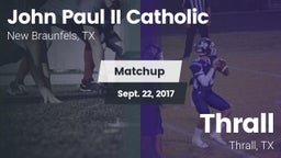 Matchup: John Paul II vs. Thrall  2017