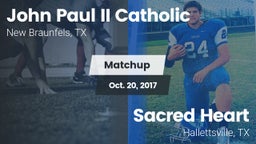 Matchup: John Paul II vs. Sacred Heart  2017