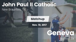 Matchup: John Paul II vs. Geneva  2017