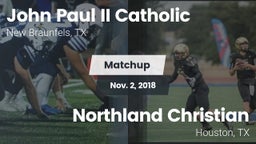 Matchup: John Paul II vs. Northland Christian  2018