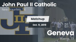 Matchup: John Paul II vs. Geneva  2019