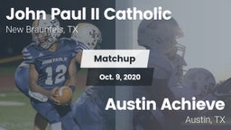 Matchup: John Paul II vs. Austin Achieve 2020