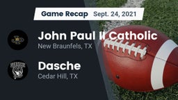 Recap: John Paul II Catholic  vs. Dasche 2021