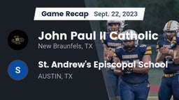 Recap: John Paul II Catholic  vs. St. Andrew's Episcopal School 2023