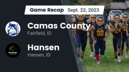 Recap: Camas County  vs. Hansen  2023
