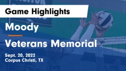 Moody  vs Veterans Memorial  Game Highlights - Sept. 20, 2022