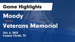 Moody  vs Veterans Memorial  Game Highlights - Oct. 6, 2023