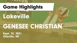 Lakeville  vs GENESEE CHRISTIAN Game Highlights - Sept. 23, 2021