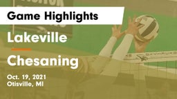 Lakeville  vs Chesaning  Game Highlights - Oct. 19, 2021