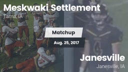 Matchup: Meskwaki Settlement vs. Janesville  2017