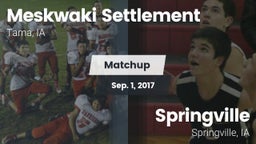 Matchup: Meskwaki Settlement vs. Springville  2017