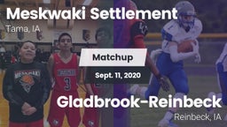 Matchup: Meskwaki Settlement vs. Gladbrook-Reinbeck  2020