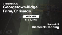 Matchup: Georgetown-Ridge vs. Bismarck-Henning  2016