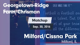 Matchup: Georgetown-Ridge vs. Milford/Cissna Park  2016
