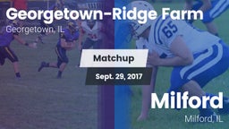 Matchup: Georgetown-Ridge vs. Milford  2017