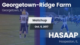 Matchup: Georgetown-Ridge vs. HASAAP 2017