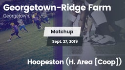 Matchup: Georgetown-Ridge vs. Hoopeston (H. Area [Coop]) 2019