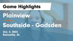 Plainview  vs Southside  - Gadsden Game Highlights - Oct. 4, 2022