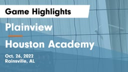 Plainview  vs Houston Academy  Game Highlights - Oct. 26, 2022