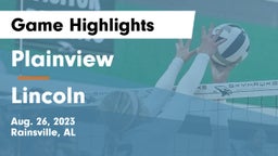 Plainview  vs Lincoln  Game Highlights - Aug. 26, 2023