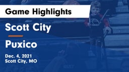 Scott City  vs Puxico Game Highlights - Dec. 4, 2021
