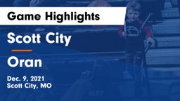 Scott City  vs Oran  Game Highlights - Dec. 9, 2021