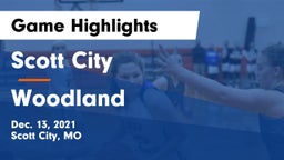 Scott City  vs Woodland  Game Highlights - Dec. 13, 2021